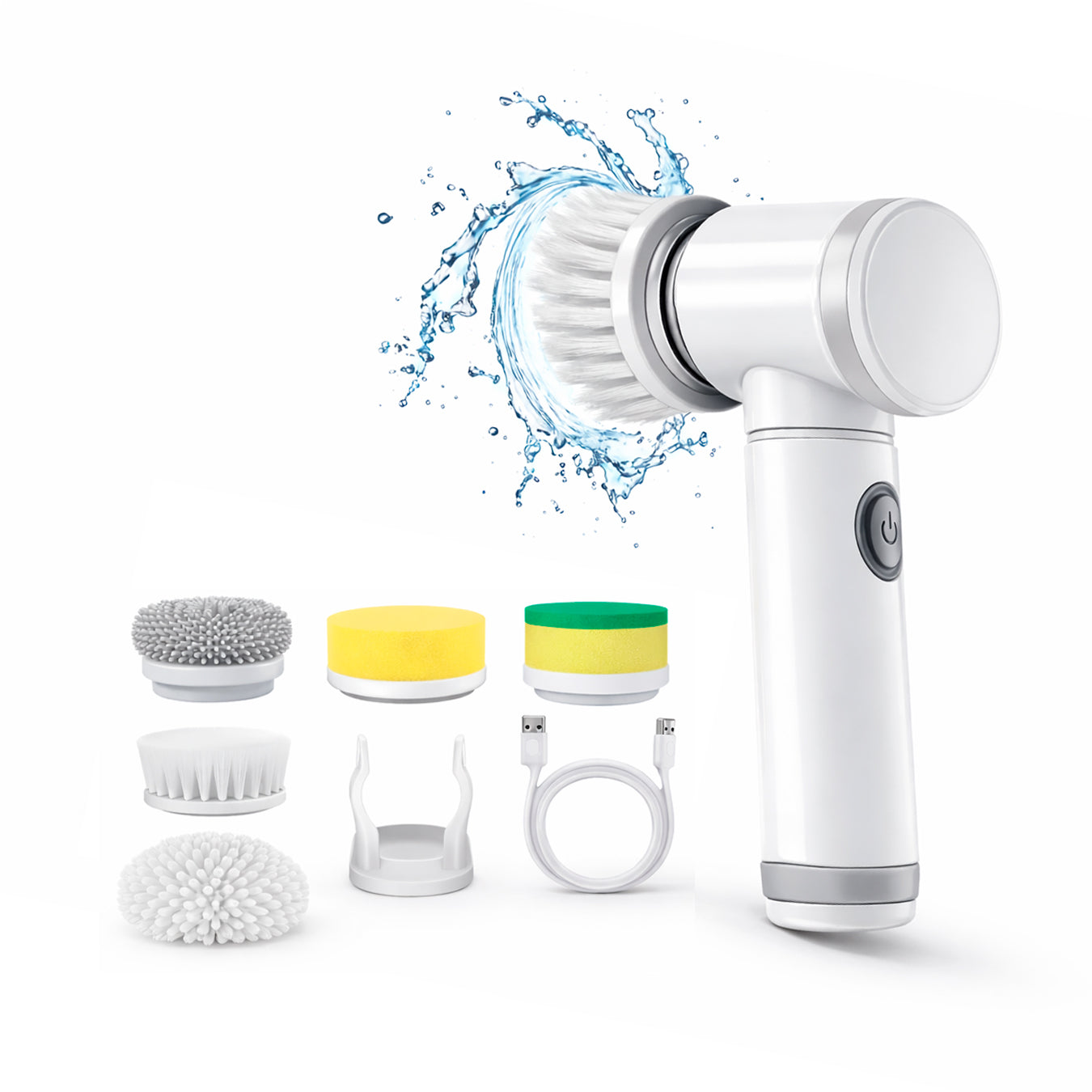 Mopi EasyBrush™- Escova de Limpeza Giratória 5 Utilidades