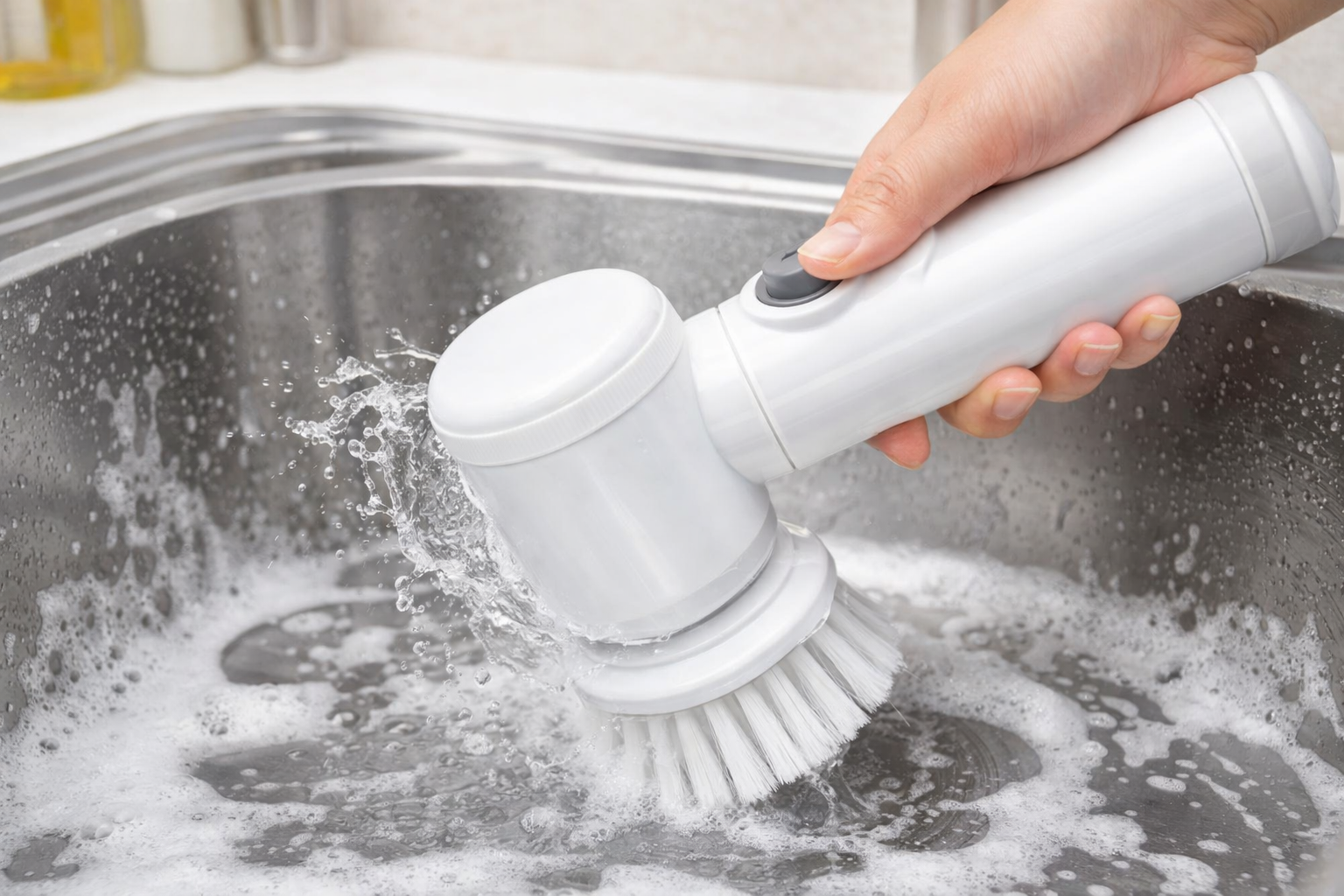 Mopi EasyBrush™- Escova de Limpeza Giratória 5 Utilidades