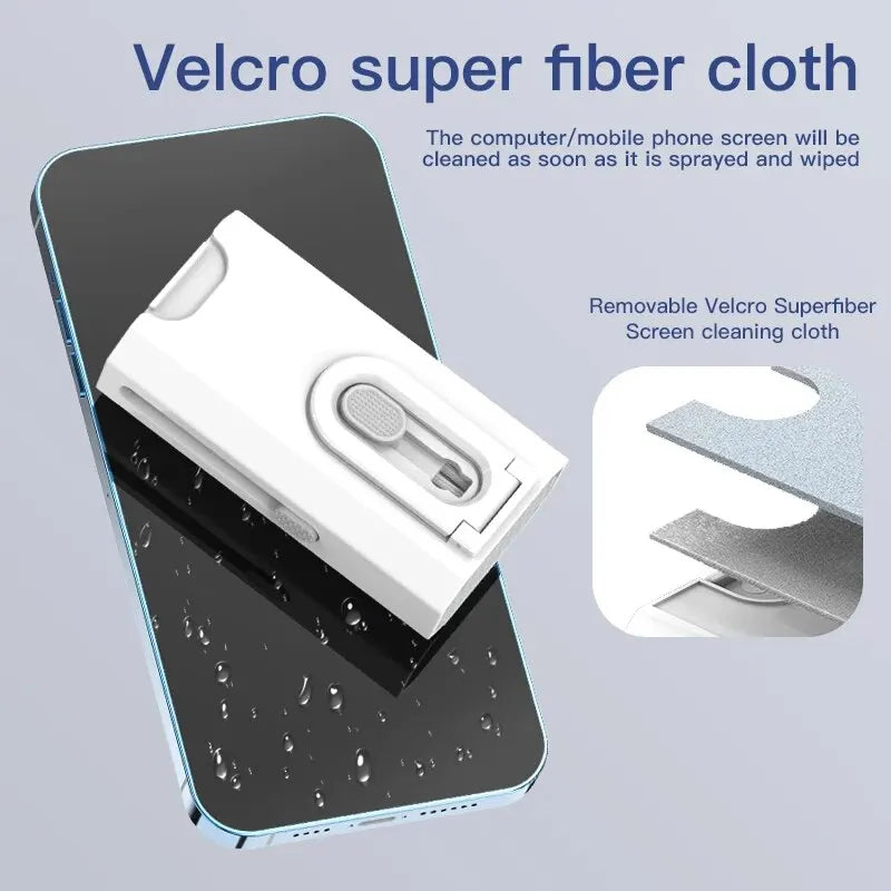 8-IN-1-Reinigungsset, Tastaturreiniger für AirPods, iPhone-Reinigungswerkzeuge, Tastenkappen-Abzieher-Set, Bildschirmbürste, Kopfhörer-Reinigungsstift