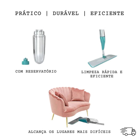 Esfregão Spray de Microfibra Mopi SprayClean™
