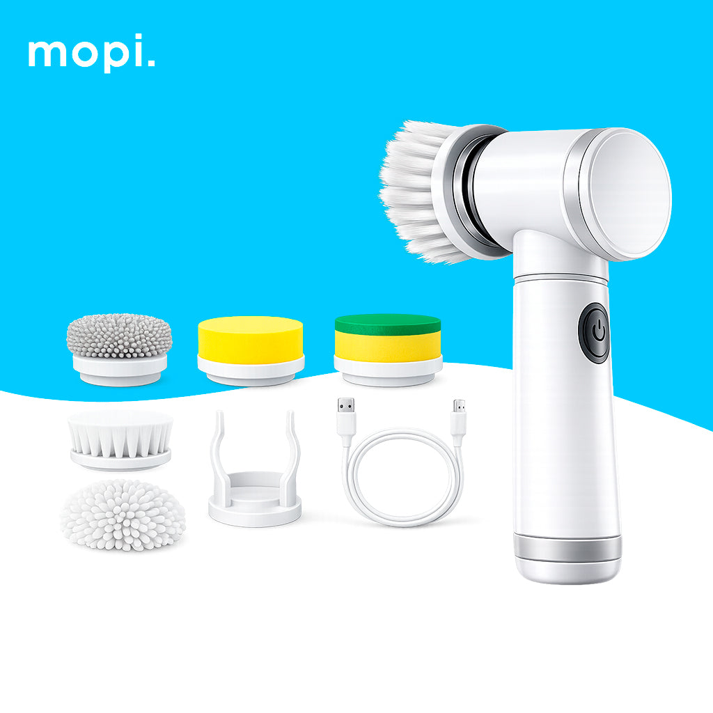Mopi EasyBrush™- Escova de Limpeza Giratória 5 Utilidades